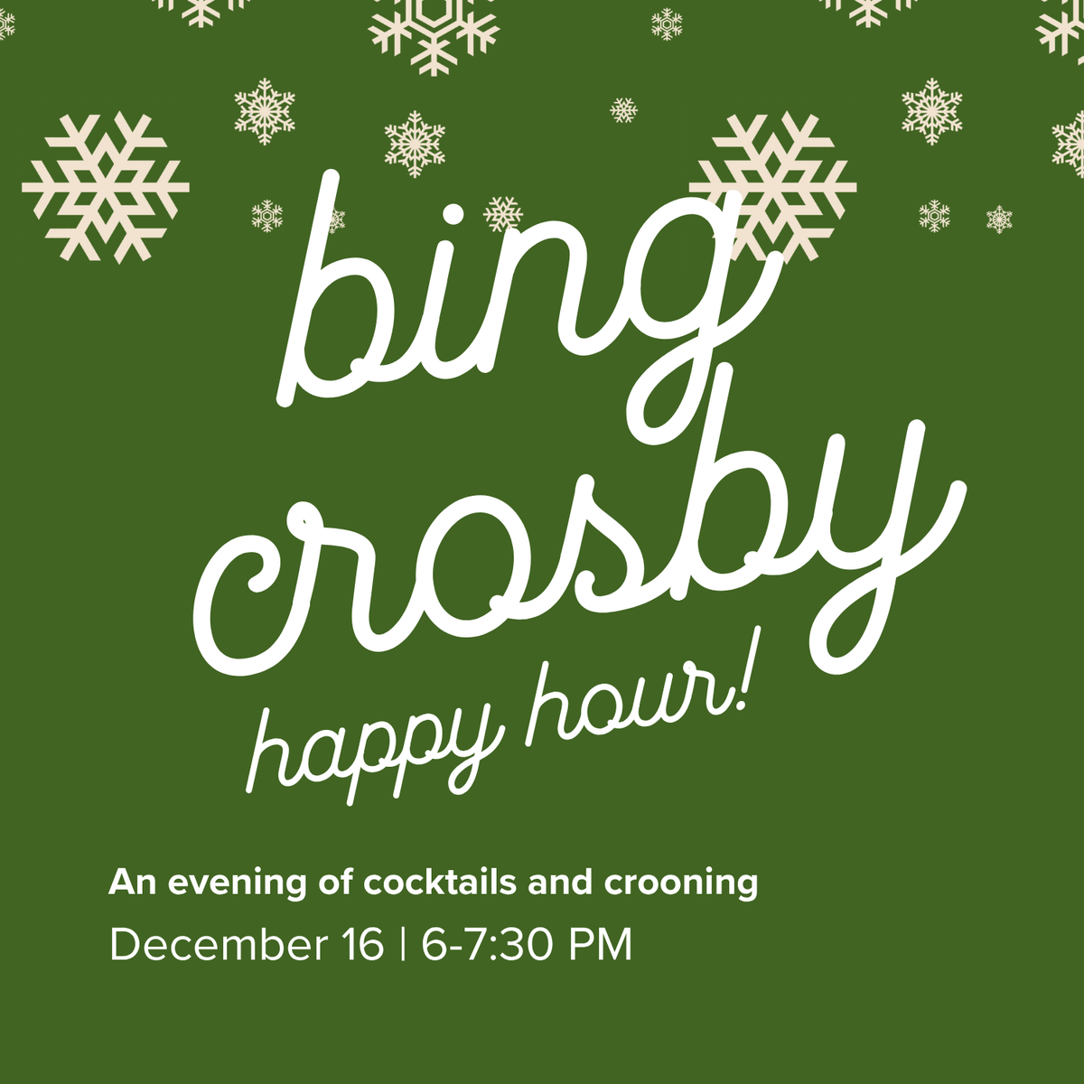 Bing Crosby Happy Hour | December 16