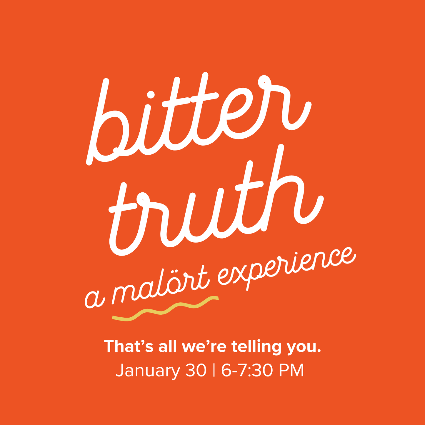The Malört Experience | January 30