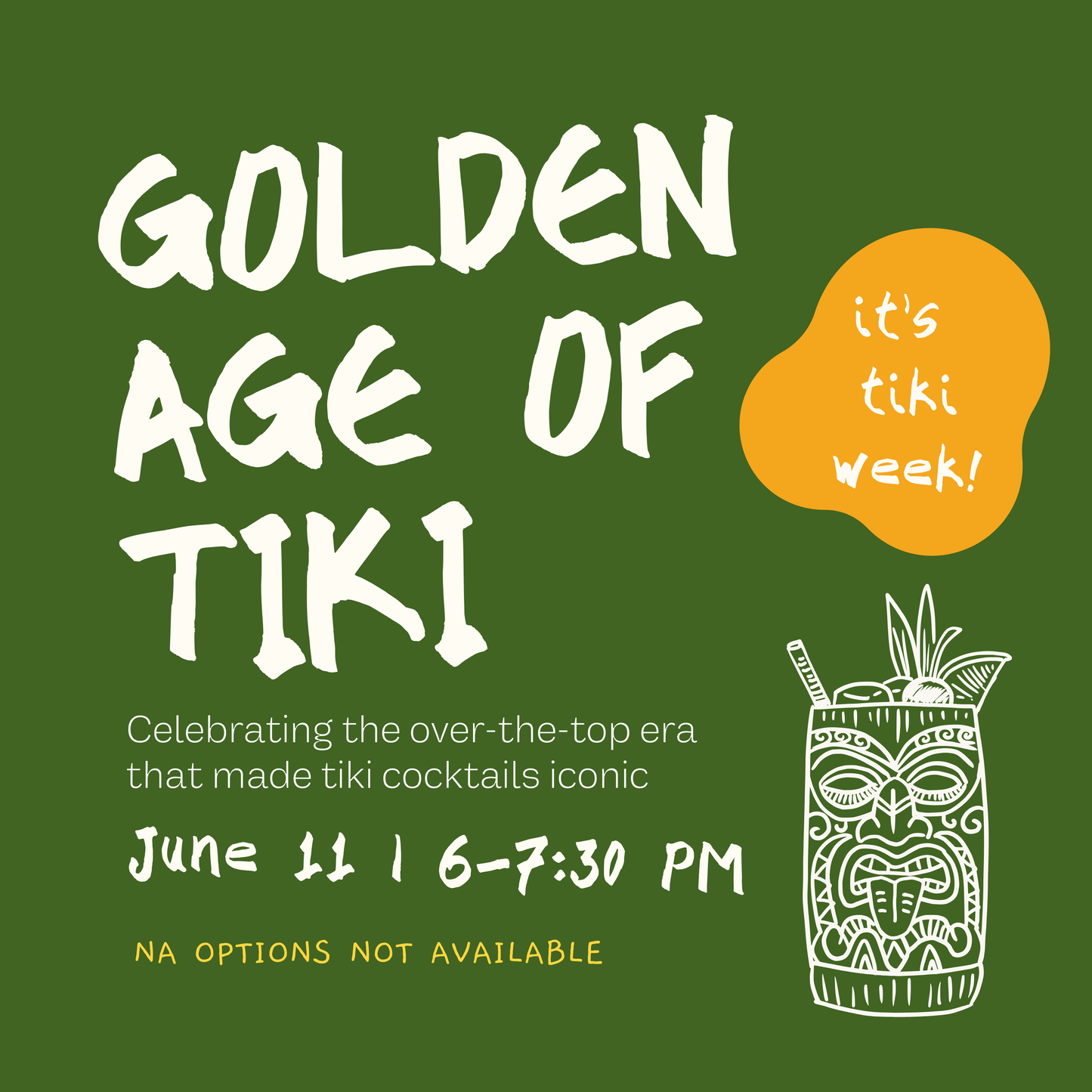 The Golden Age of Tiki | June 11