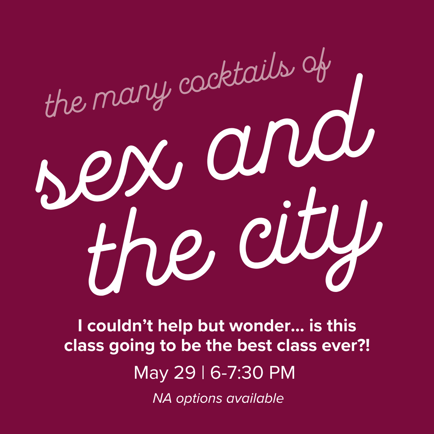 Sex and the City! | May 29