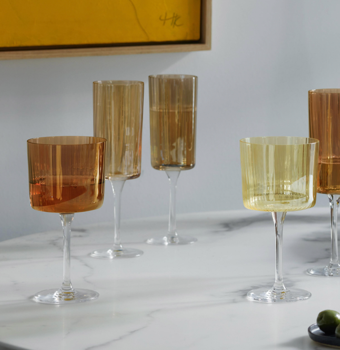 Gemstone Wine Glasses