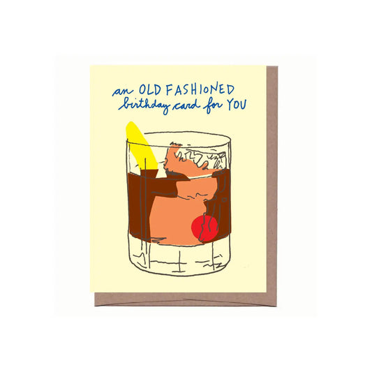 Old Fashioned Birthday Card