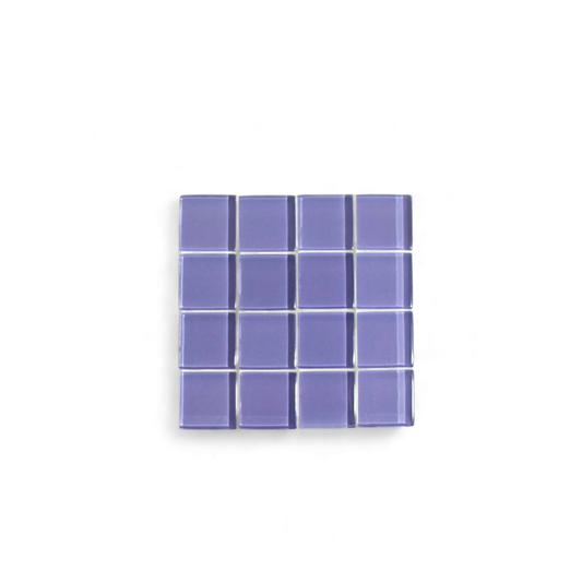Glass Tile Coaster | Lilac