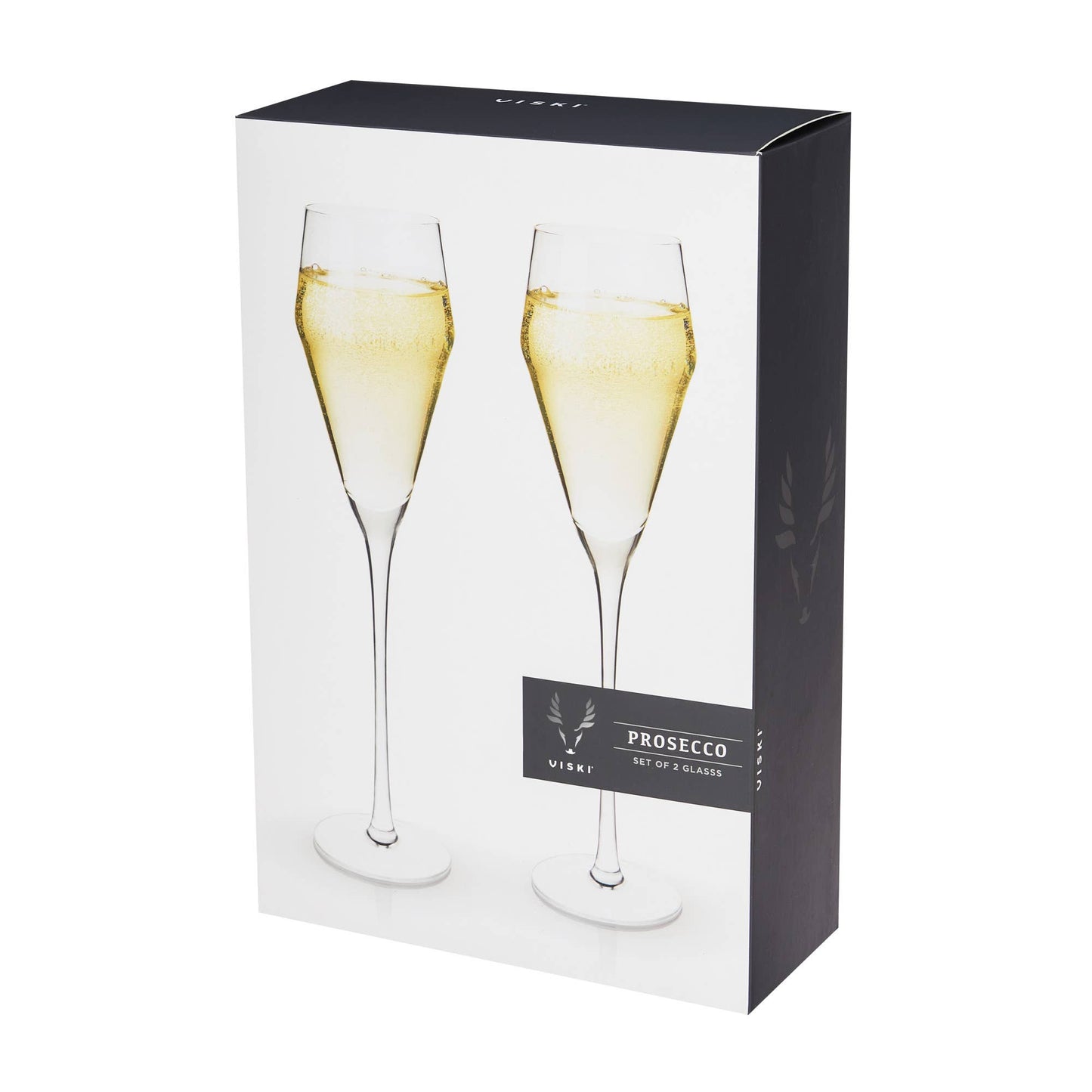 Stemmed Champagne Glasses - Set of 2