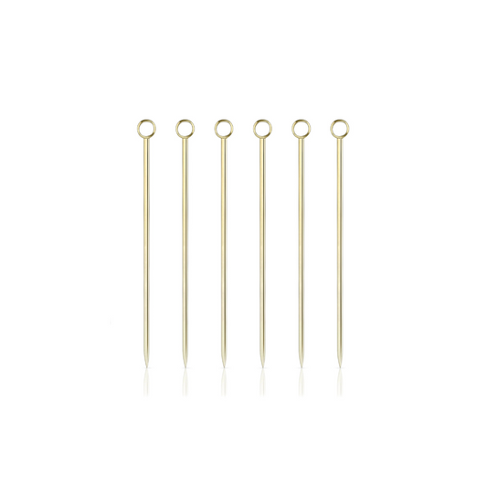 Gold Cocktail Picks