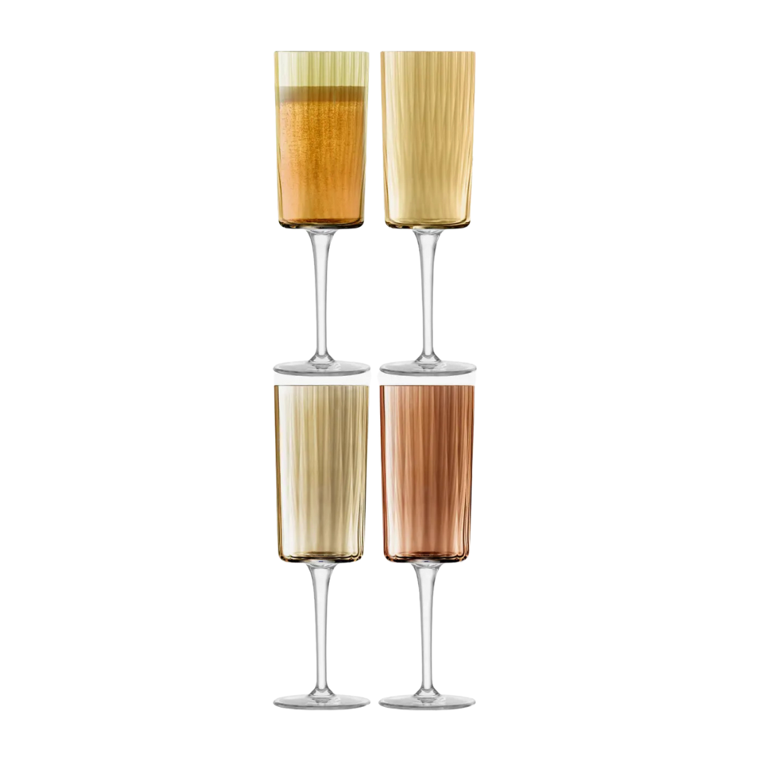 Gemstone Champagne Flutes