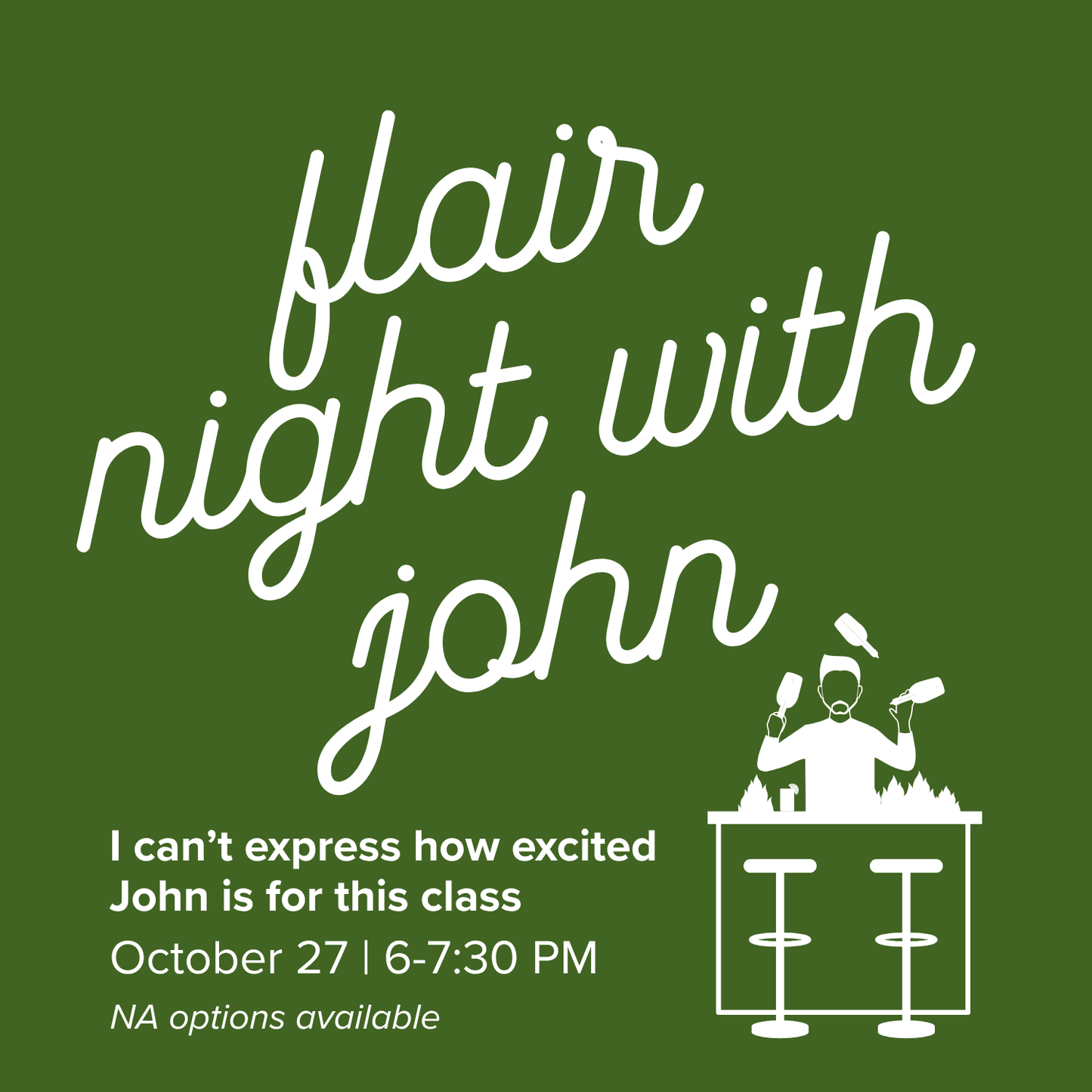 Flair Night with John | October 27