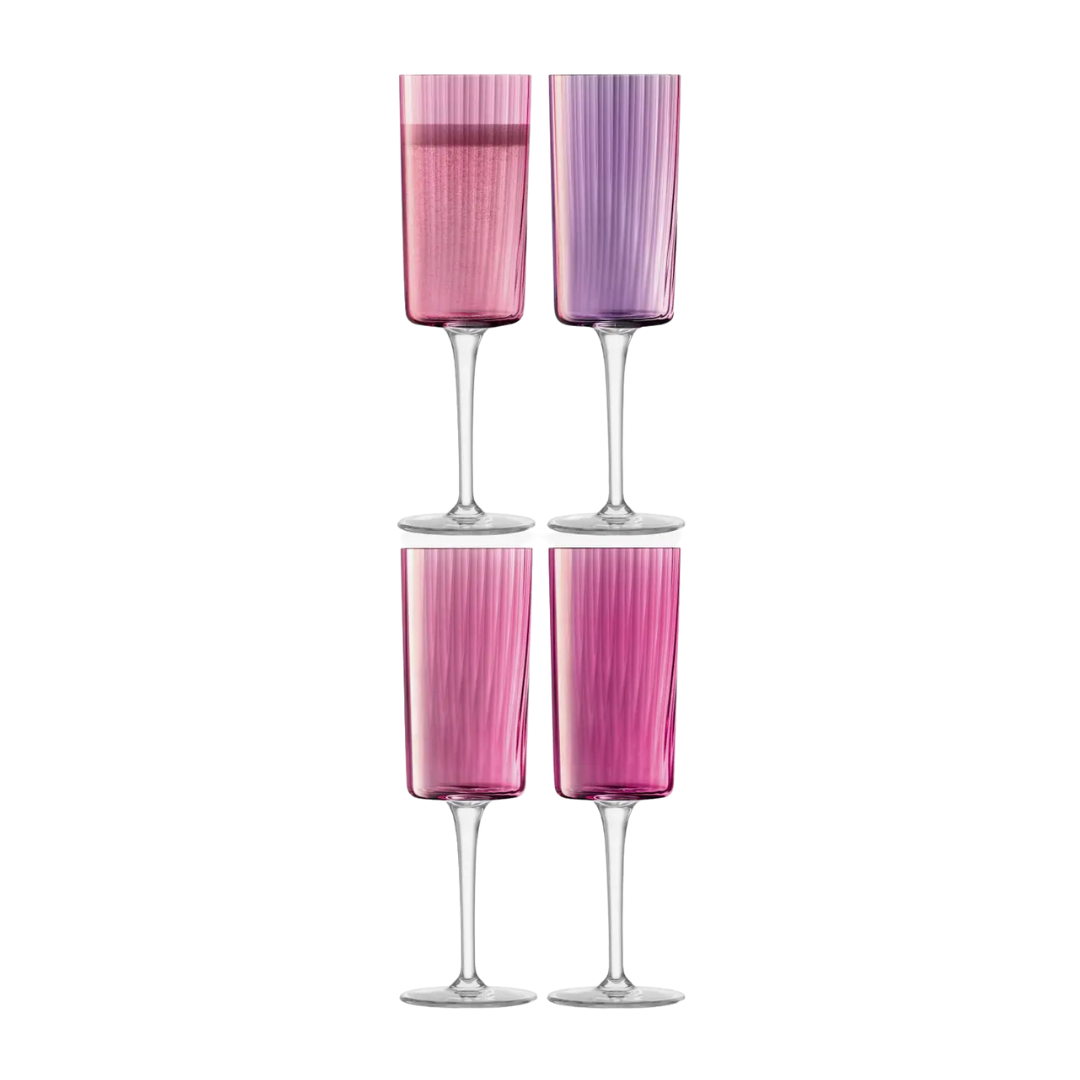 Gemstone Champagne Flutes