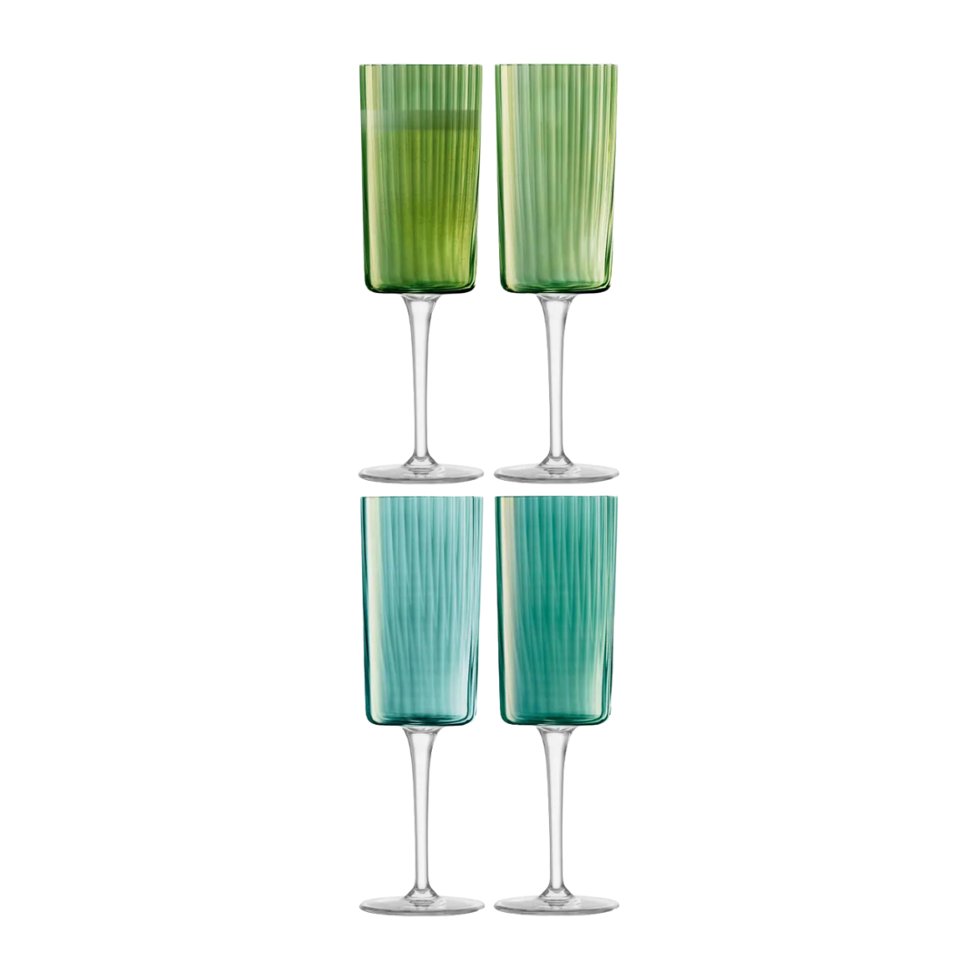 Gemstone Champagne Flutes