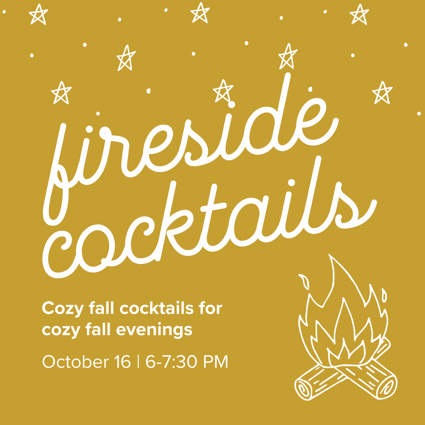 Fireside Cocktails | October 16