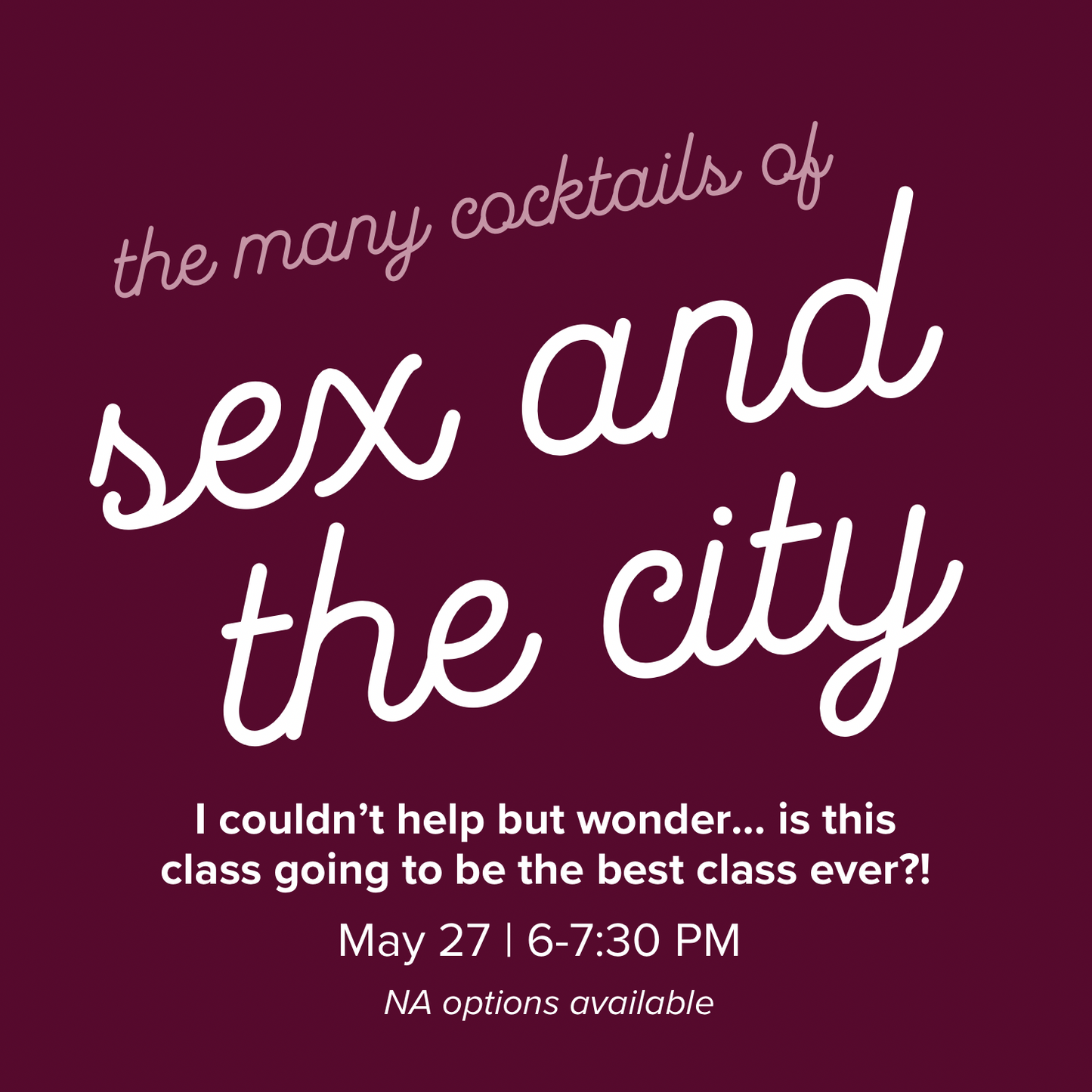 Sex and the City! | May 27