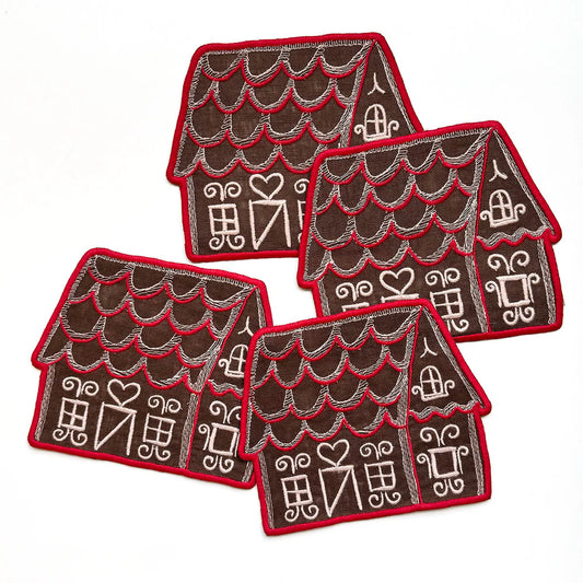 Gingerbread Cocktail Napkins (Set of 4)